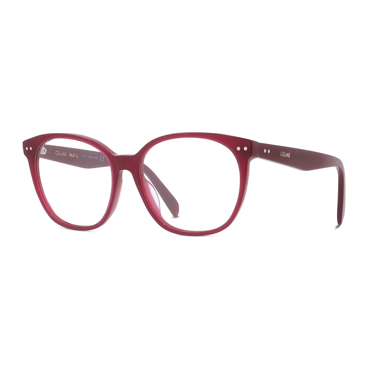 メガネ Celine Eyeglass Frame CL50058I 074 Pink Square Celine CL50058I 074 Luxury Transparent Pink Square Eyeglass